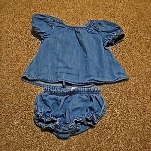 Old Navy Baby denim outfit
